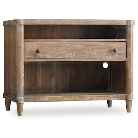 Elin Nightstand with Electrical Outlets